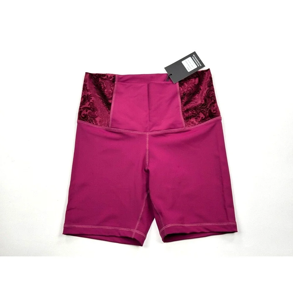 Dance De Paris 2 Pc Valentina Shorts & Crop Top Claret Girl 12 NWT Stretch Nylon
